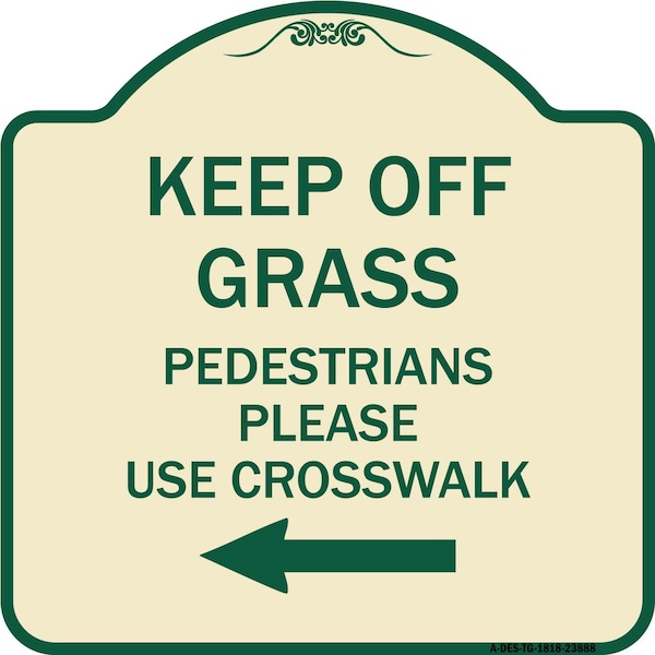 Signmission Lawn Boss Stake Kit Heavy-Gauge Aluminum Architectural Sign, 18" x 18", TG-1818-23888 A-DES-TG-1818-23888 - main